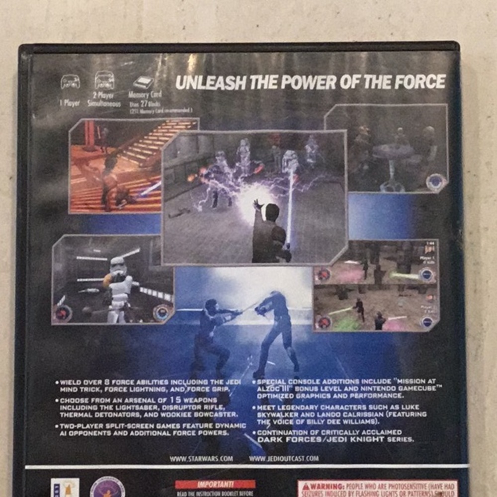 Star Wars Jedi Knight II Jedi Outcast Nintendo GameCube Game - Picture 4 of 8